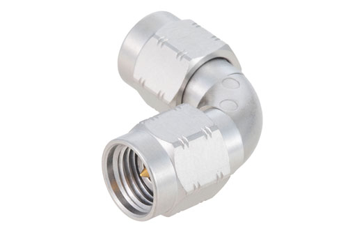 2.92mm Male to Male Radius Right Angle Adapter, VSWR 1.3 Max. at 40GHz