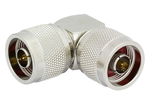 N Male to N Male Right Angle Adapter