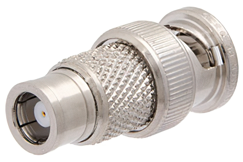 50 Ohm BNC Male to 75 Ohm SMB Plug Adapter