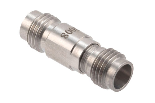 High Temperature Adapter 2.4mm Female to 2.4mm Female, 50GHz VSWR1.2, MIL-STD 348B