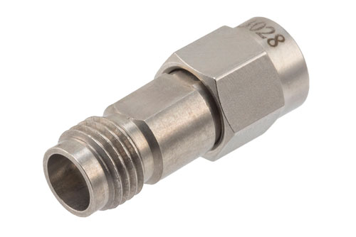 High Temperature Adapter 2.4mm Male to 2.4mm Female, 50GHz VSWR1.2, MIL-STD 348B