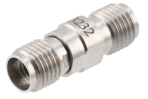 High Temperature Adapter 2.92mm Female to 2.92mm Female, 40GHz VSWR1.15, MIL-STD 348B