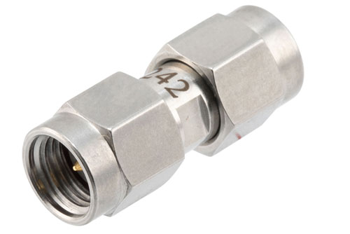 High Temperature Adapter 2.92mm Male to 2.92mm Male, 40GHz VSWR1.15, MIL-STD 348B