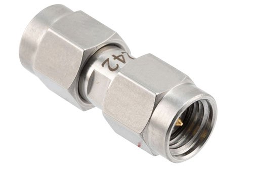 High Temperature Adapter 2.92mm Male to 2.92mm Male, 40GHz VSWR1.15, MIL-STD 348B