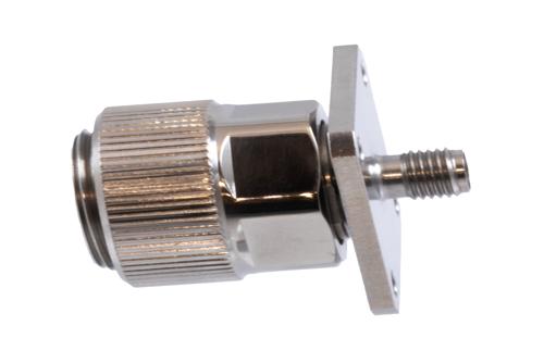 Precision 4 Hole Flange Mount SMA Female to 7mm Adapter