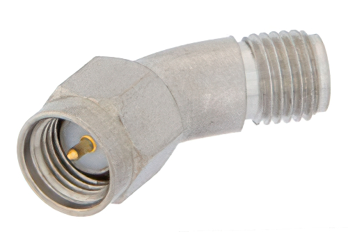 SMA Male to SMA Female 45 Degree Right Adapter