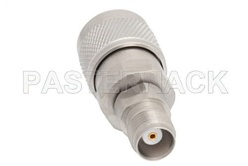 Precision N Male to TNC Female Adapter, With Knurl