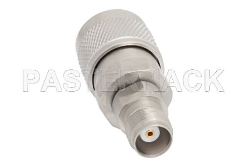 Precision N Male to TNC Female Adapter, With Knurl