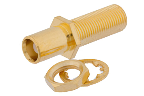 Bulkhead Mount MCX Jack to MCX Jack Adapter