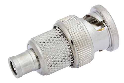 75 Ohm Mini SMB Plug to 75 Ohm BNC Male Adapter