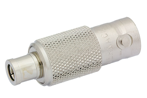 75 Ohm Mini SMB Plug to 75 Ohm BNC Female Adapter