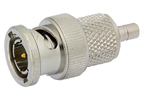 75 Ohm Mini SMB Jack to 75 Ohm BNC Male Adapter