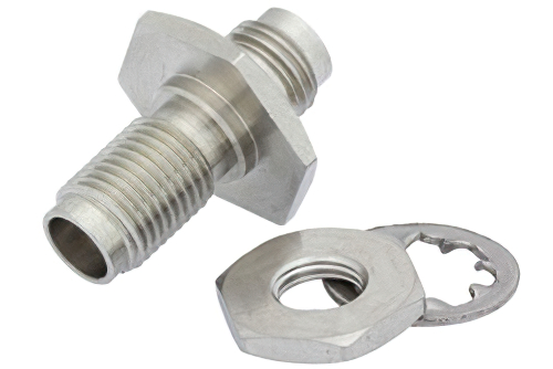 Bulkhead Mount 2.4mm Female to 2.4mm Female Adapter