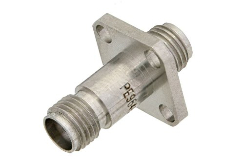 4 Hole Flange Mount 2.92mm Female to 2.92mm Female Adapter