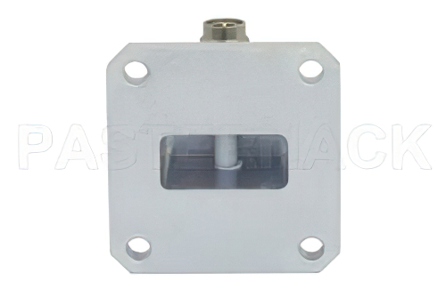 WR-90 Square Type Flange to SMA Male Waveguide to Coax Adapter Operating from 8.2 GHz to 12.4 GHz