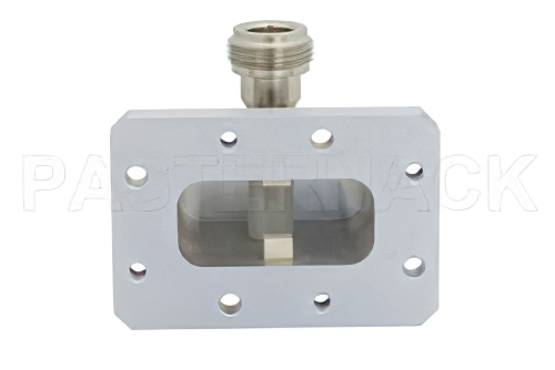 WR-137 CMR-137 Flange to N Female Waveguide to Coax Adapter Operating From 5.85 GHz to 8.2 GHz