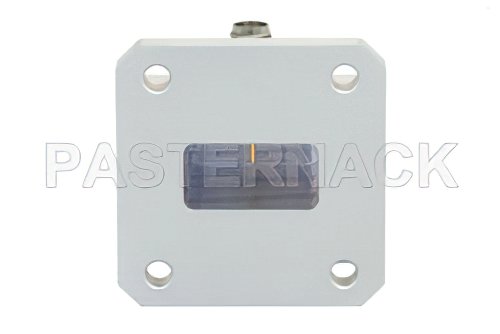 WR-75 Square Type Flange to SMA Female Waveguide to Coax Adapter Operating from 10 GHz to 15 GHz
