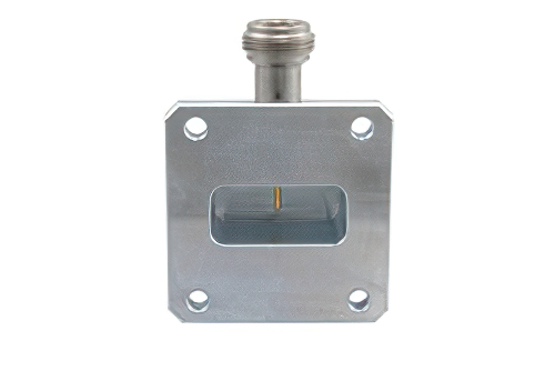 WR-112 Square Type Flange to N Female Waveguide to Coax Adapter Operating from 7.05 GHz to 10 GHz