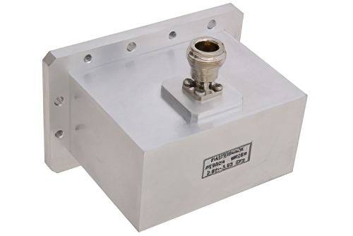 WR-284 CMR-284 Flange to N Female Waveguide to Coax Adapter Operating from 2.6 GHz to 3.95 GHz