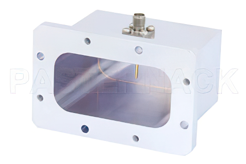 WR-229 CMR-229 Flange to SMA Female Waveguide to Coax Adapter Operating from 3.3 GHz to 4.9 GHz
