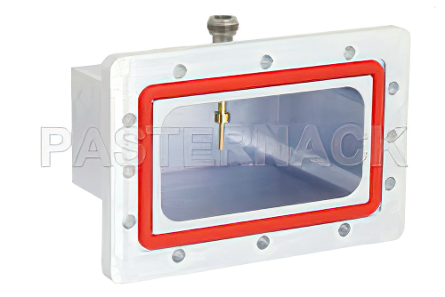 WR-430 CPR-430G Grooved Flange to N Female Waveguide to Coax Adapter Operating from 1.7 GHz to 2.6 GHz