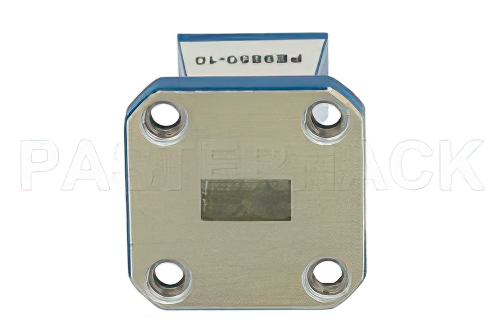 WR-28 Waveguide Standard Gain Horn Antenna Operating From 26.5 GHz to 40 GHz With a Nominal 10 dBi Gain With UG-599/U Square Cover Flange