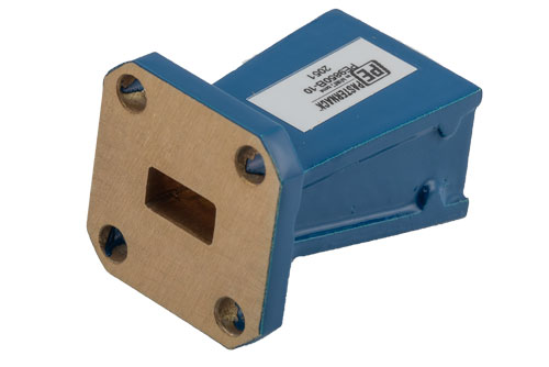 WR-28 Waveguide Standard Gain Horn Antenna Operating From 26.5 GHz to 40 GHz With a Nominal 10 dBi Gain With UG-599/U Square Cover Flange