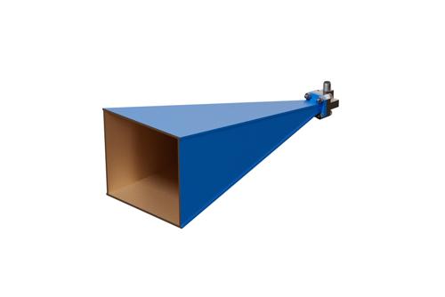 WR-28 Waveguide Standard Gain Horn Antenna Operating from 26.5 GHz to 40 GHz with a Nominal 25 dB Gain 2.92mm Female Input