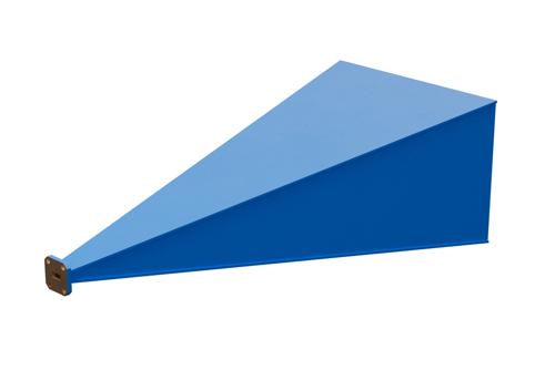 WR-28 Waveguide Standard Gain Horn Antenna Operating From 26.5 GHz to 40 GHz With a Nominal 30 dBi Gain With UG-599/U Square Cover Flange
