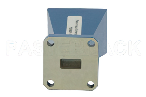 WR-34 Waveguide Standard Gain Horn Antenna Operating from 22 GHz to 33 GHz with a Nominal 15 dBi Gain with UG-1530/U Square Cover Flange