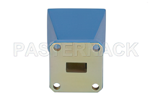 WR-34 Waveguide Standard Gain Horn Antenna Operating from 22 GHz to 33 GHz with a Nominal 15 dBi Gain with UG-1530/U Square Cover Flange