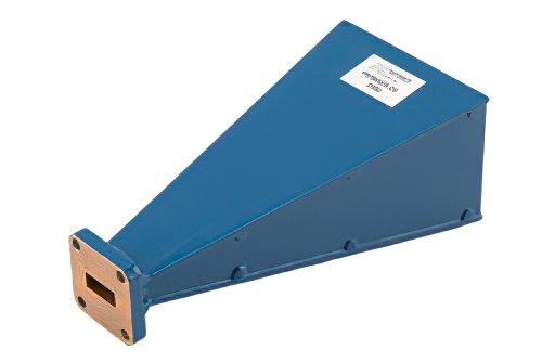 WR-42 Waveguide Standard Gain Horn Antenna Operating From 18 GHz to 26.5 GHz With a Nominal 20 dBi Gain With UG-597/U Square Cover Flange