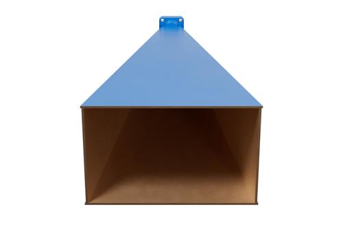 WR-42 Waveguide Standard Gain Horn Antenna Operating From 18 GHz to 26.5 GHz With a Nominal 25 dBi Gain With UG-597/U Square Cover Flange