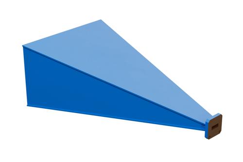 WR-42 Waveguide Standard Gain Horn Antenna Operating From 18 GHz to 26.5 GHz With a Nominal 25 dBi Gain With UG-597/U Square Cover Flange