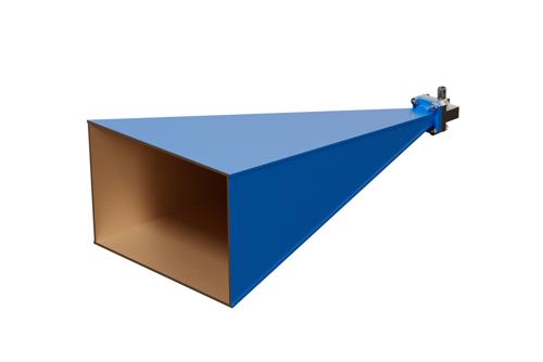 WR-42 Waveguide Standard Gain Horn Antenna Operating from 18 GHz to 26.5 GHz with a Nominal 25 dB Gain 2.92mm Female Input