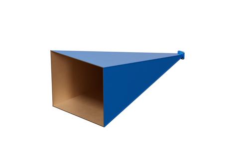 WR-42 Waveguide Standard Gain Horn Antenna Operating From 18 GHz to 26.5 GHz With a Nominal 30 dBi Gain With UG-597/U Square Cover Flange