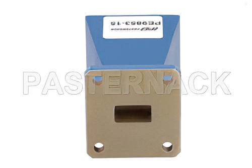 WR-51 Waveguide Standard Gain Horn Antenna Operating From 15 GHz to 22 GHz With a Nominal 15 dBi Gain With Square Cover Flange