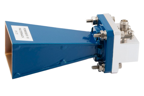 WR-51 Waveguide Standard Gain Horn Antenna Operating from 15 GHz to 22 GHz with a Nominal 15 dB Gain SMA Female Input