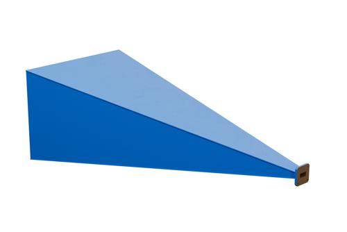 WR-62 Waveguide Standard Gain Horn Antenna Operating From 12.4 GHz to 18 GHz With a Nominal 30 dBi Gain With UG-1665/U Square Cover Flange