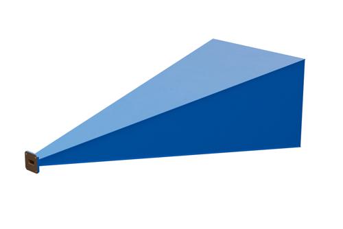 WR-62 Waveguide Standard Gain Horn Antenna Operating From 12.4 GHz to 18 GHz With a Nominal 30 dBi Gain With UG-1665/U Square Cover Flange