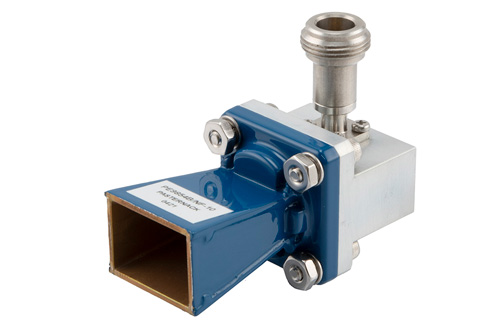 WR-62 Standard Gain Horn Antenna Operating From 12.4 GHz to 18 GHz, 10 dBi Nominal Gain, Type N Female Input Connector, ProLine