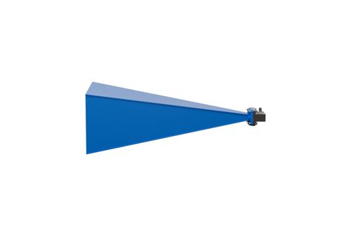 WR-62 Waveguide Standard Gain Horn Antenna Operating from 12.4 GHz to 18 GHz with a Nominal 25 dB Gain SMA Female Input