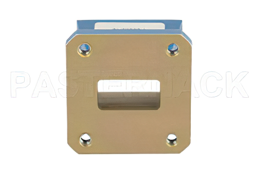 WR-75 Waveguide Standard Gain Horn Antenna Operating from 10 GHz to 15 GHz with a Nominal 10 dBi Gain with Square Cover Flange