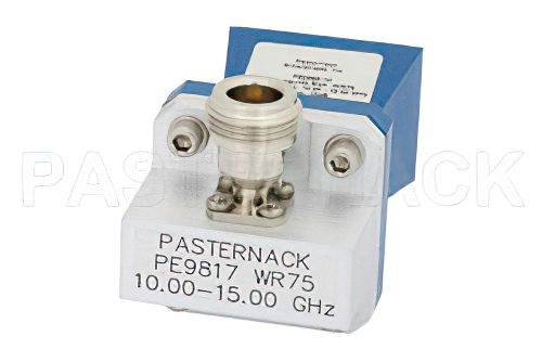 WR-75 Waveguide Standard Gain Horn Antenna Operating From 10 GHz to 15 GHz With a Nominal 10 dB Gain N Female Input