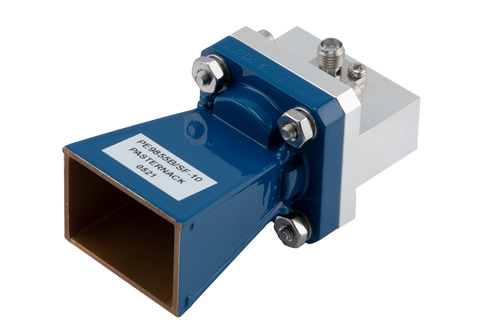 WR-75 Standard Gain Horn Antenna Operating From 10 GHz to 15 GHz, 10 dBi Nominal Gain, SMA Female Input Connector, ProLine