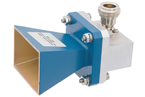 WR-90 Waveguide Standard Gain Horn Antenna Operating From 8.2 GHz to 12.4 GHz With a Nominal 10 dB Gain N Female Input