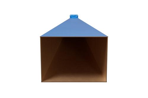 WR-90 Waveguide Standard Gain Horn Antenna Operating from 8.2 GHz to 12.4 GHz with a Nominal 25 dBi Gain with UG-135/U Square Cover Flange