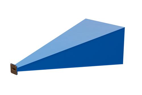 WR-90 Waveguide Standard Gain Horn Antenna Operating from 8.2 GHz to 12.4 GHz with a Nominal 25 dBi Gain with UG-135/U Square Cover Flange