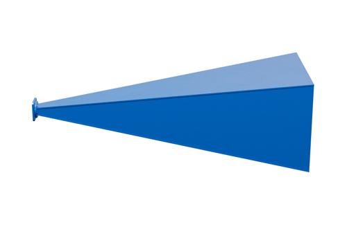 WR-90 Waveguide Standard Gain Horn Antenna Operating from 8.2 GHz to 12.4 GHz with a Nominal 25 dBi Gain with UG-135/U Square Cover Flange