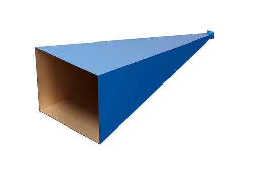 WR-90 Waveguide Standard Gain Horn Antenna Operating from 8.4 GHz to 12.4 GHz with a Nominal 30 dBi Gain with UG-135/U Square Cover Flange